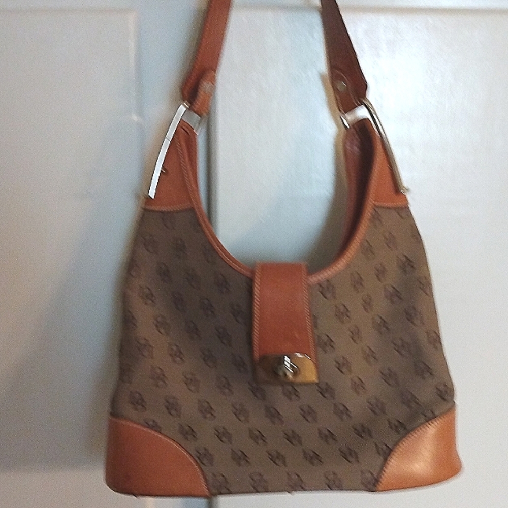 Dooney & Bourke Brown Purse.18 1/2 In. Tall.